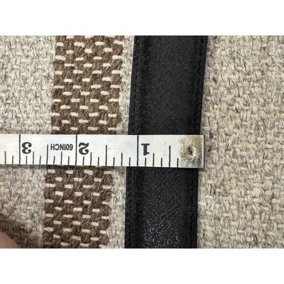 Vintage Givenchy Black Leather Gold Buckle Belt 1 1/4” X 46” XL Y2K main image 6